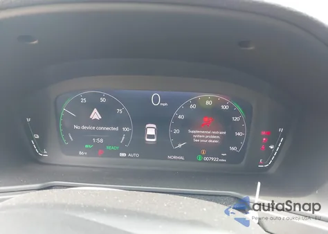 2025 Honda Accord Hybrid Ex-L из США, поврежденный, VIN 1HGCY2F64SA043493